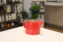 Red teapot